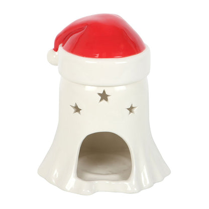 Ghost With Santa Hat Wax Melt & Oil Burner