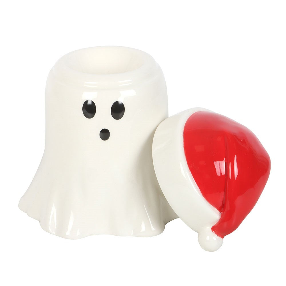 Ghost With Santa Hat Wax Melt & Oil Burner