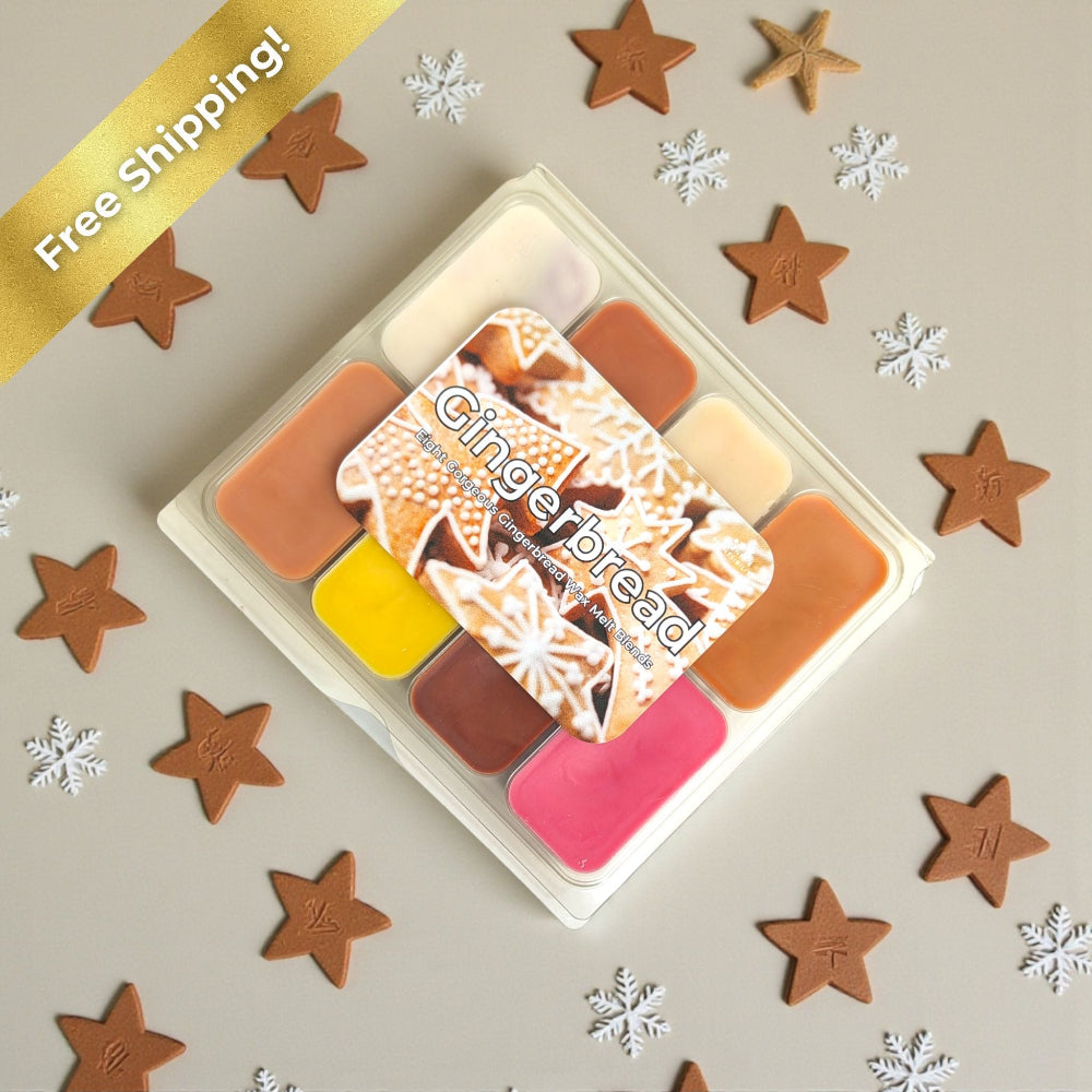 Gingerbread Wax Melt Selection Clam