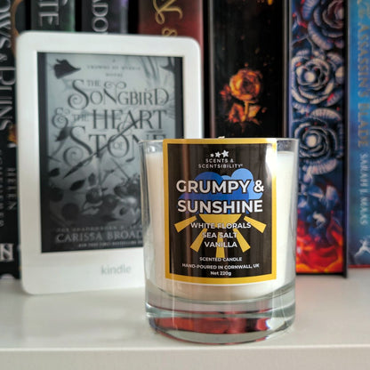 Grumpy & Sunshine Book-Inspired Candle