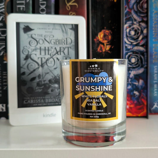 Grumpy & Sunshine Book-Inspired Candle