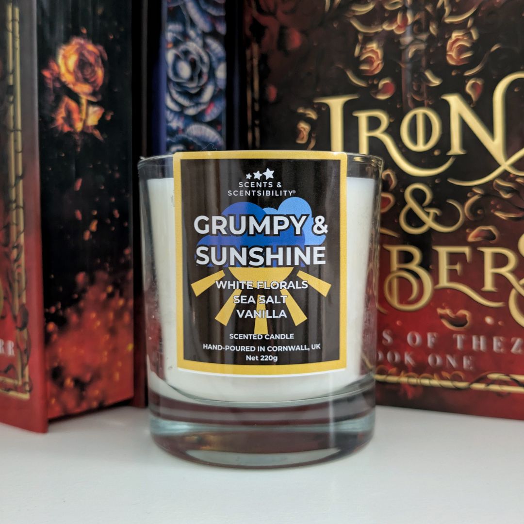 Grumpy & Sunshine Book-Inspired Candle