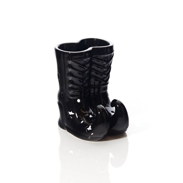 Halloween Witch Boots Wax Melt Burner – Black Cutout Ceramic