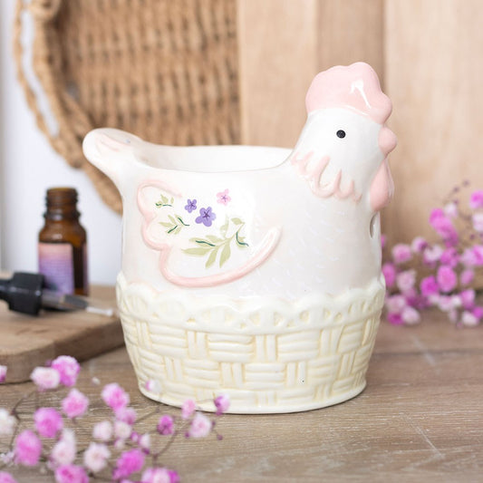 Hen Shaped Oil Burner and Wax Melt Warmer