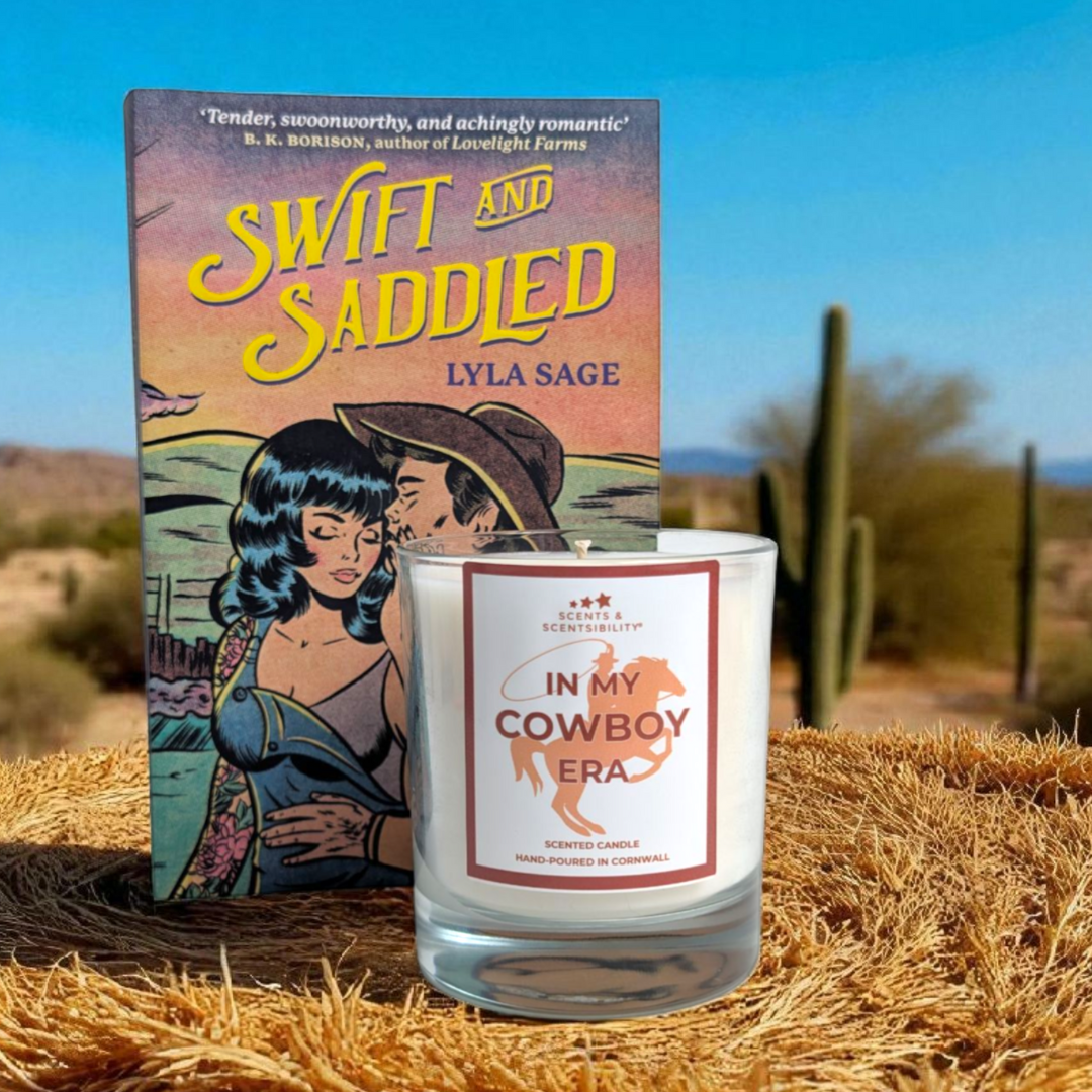 In My Cowboy Era Book-Inspired Candle