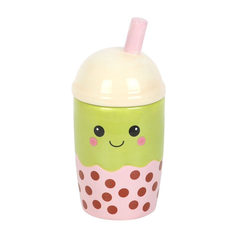 Kawaii Bubble Tea Oil Burner & Wax Warmer lid on white background