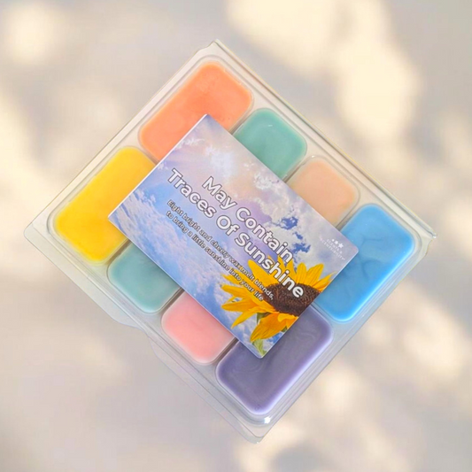 May Contain Traces of Sunshine Wax Melt Selection Clam