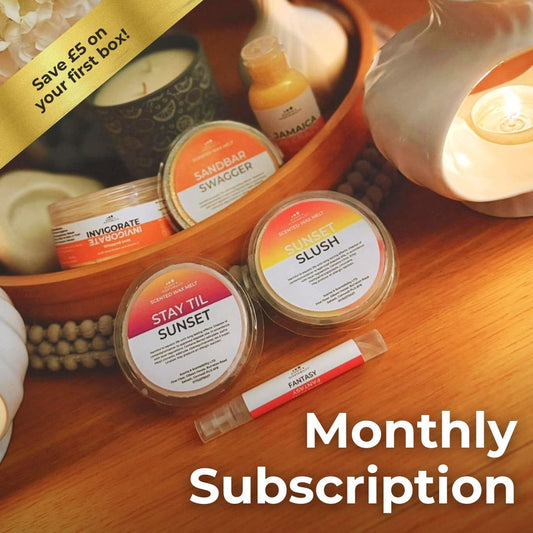 Monthly Subscription Box | Wax Melts, Home Fragrance, Bath & Body