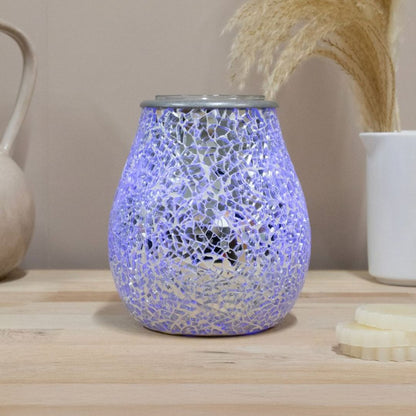 Mosaic Aroma Lamp Colour-Changing Electric Wax Melt Warmer