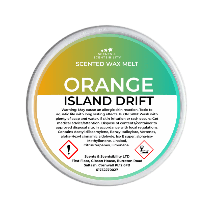 Orange Island Drift Segment Pot Wax Melt