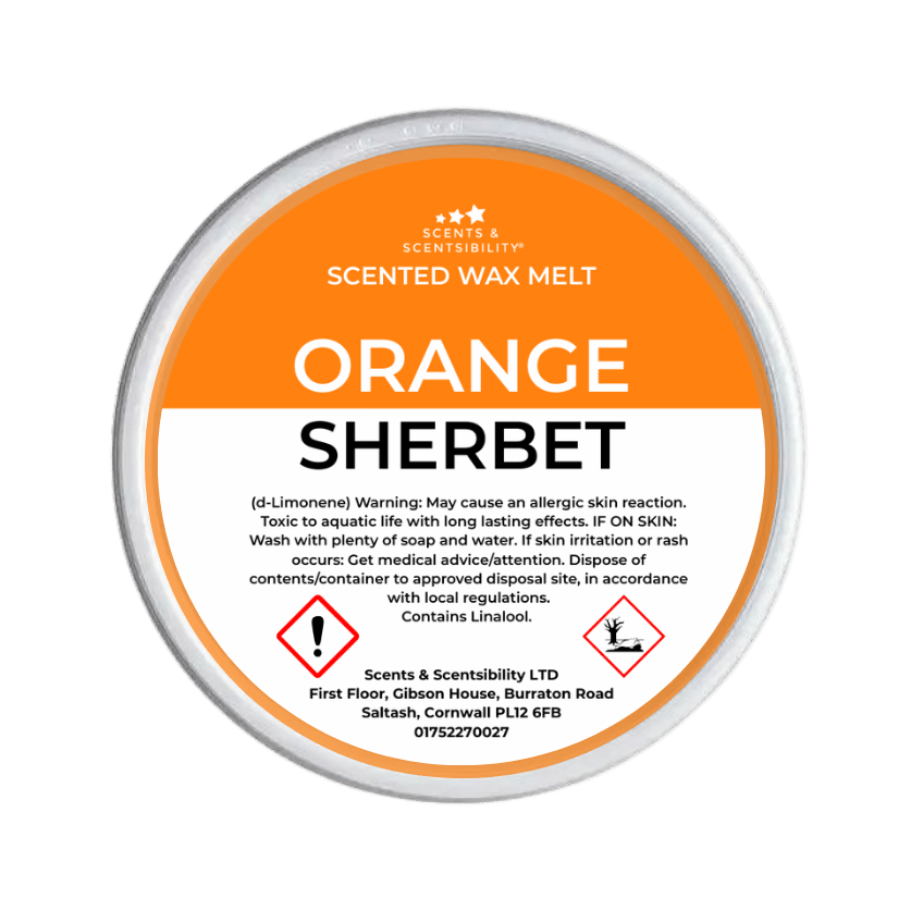 Orange Sherbet Segment Pot Wax Melt