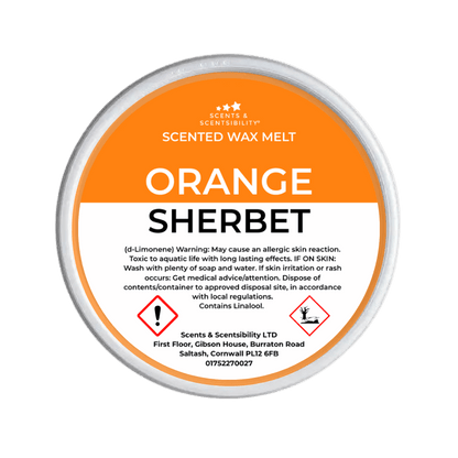 Orange Sherbet Segment Pot Wax Melt