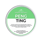 Scented wax melt container labeled 'Peng Ting' on a green background