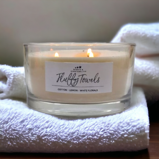 Fluffy Towels Triple Wick Candle