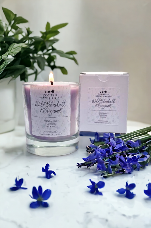 Limited Edition Wild Bluebell & Bergamot 30cl Glass Candle