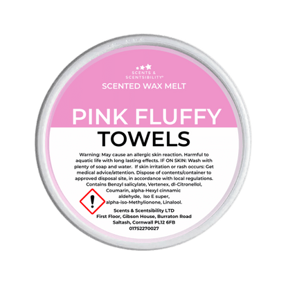 Pink Fluffy Towels Segment Pot Wax Melt