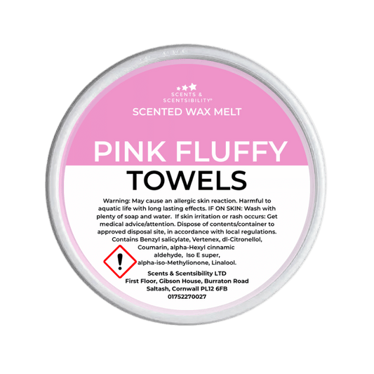 Pink Fluffy Towels Segment Pot Wax Melt