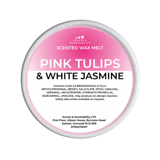 Pink Tulips & White Jasmine Segment Pot Wax Melts