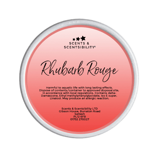 Rhubarb Rouge Segment Pot Wax Melt