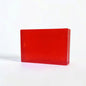 Red rectangular Roses & Jam soap bar on a clean white background.