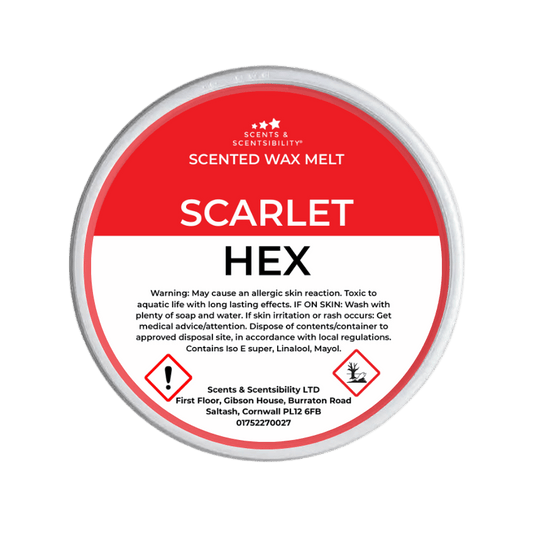 Scarlet Hex Segment Pot Wax Melts