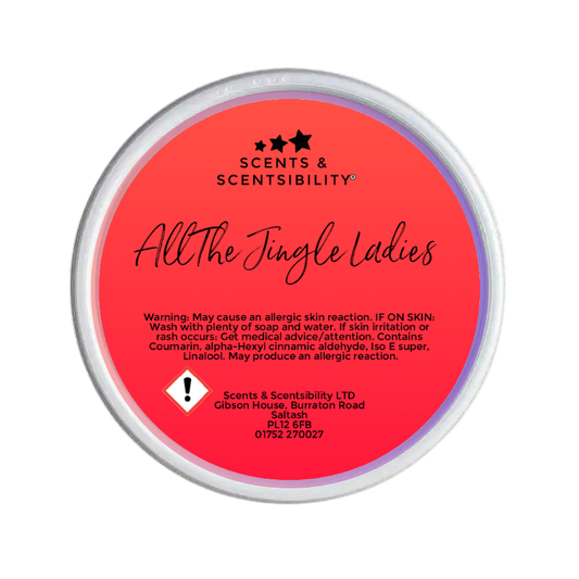 All The Jingle Ladies Signature Blended 2oz Wax Melt Scent Shot