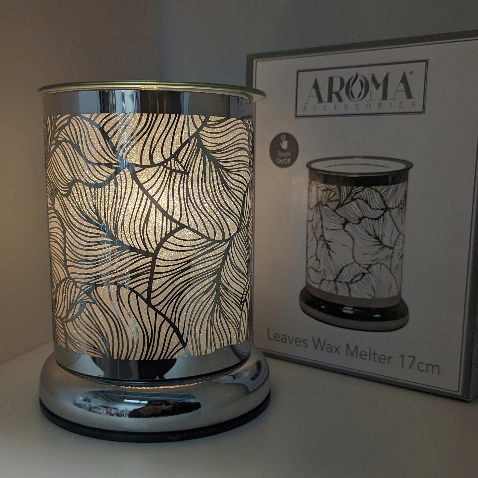 Silhouette Electric Wax Melt Burner - Botanicals (Leaves)