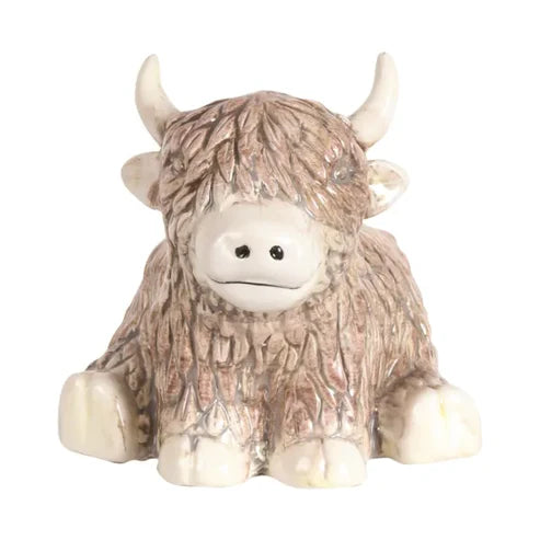 Sitting Highland Cow Wax Melt Burner