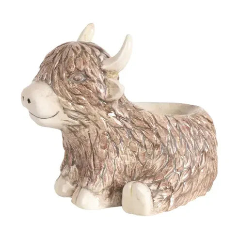 Sitting Highland Cow Wax Melt Burner
