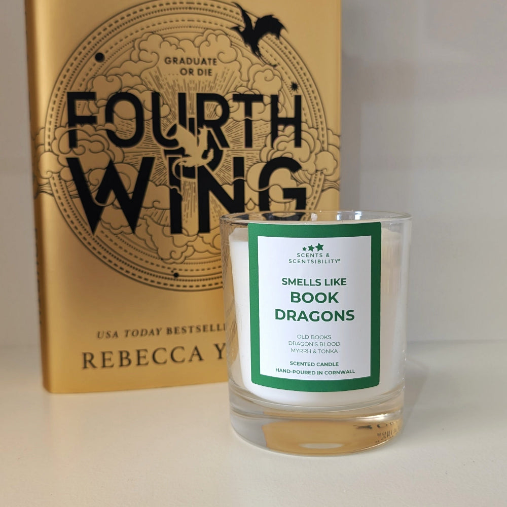 Smells Like Book Dragons Book-Inspired Candle
