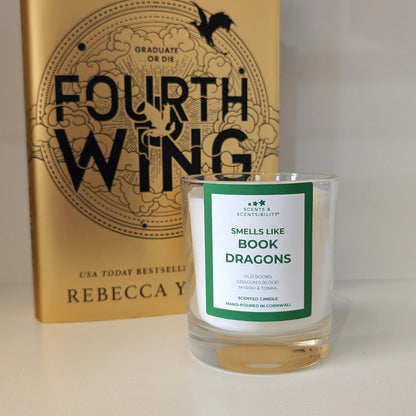 Smells Like Book Dragons Book-Inspired Candle