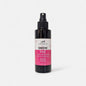 Black spray bottle with pink label on a white background