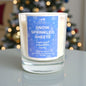 Snow-Sprinkled Sheets Candle