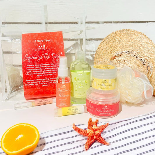 Squeeze The Day! Fruity Travel Set