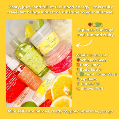 Squeeze The Day! Fruity Travel Set