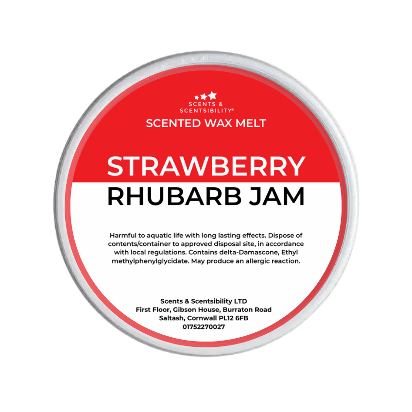 Strawberry Rhubarb Jam Segment Pot Wax Melts