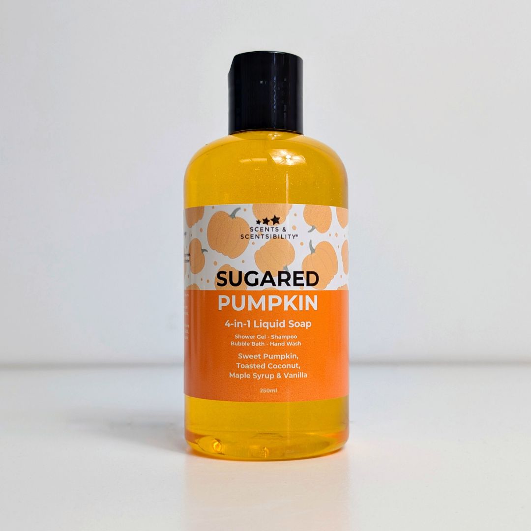 Sugared Pumpkin Liquid Soap | Bubble Bath | Shampoo | Shower Gel | Hand Wash (Copy)