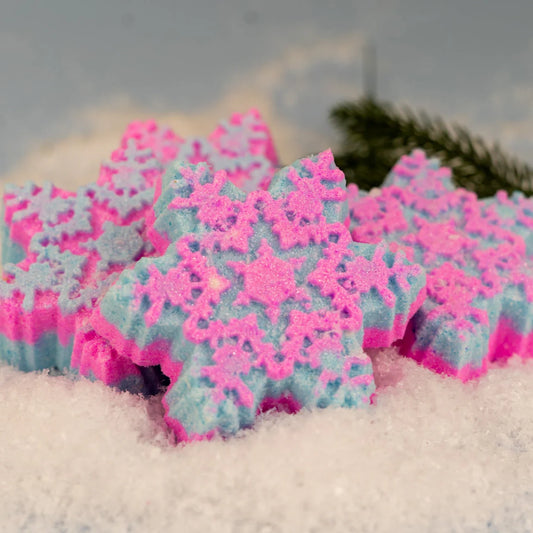 Sugarplum Snowflake Bath Bombs