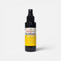 A black bottle of room spray labelled 'Sunshine Splash' on a white background