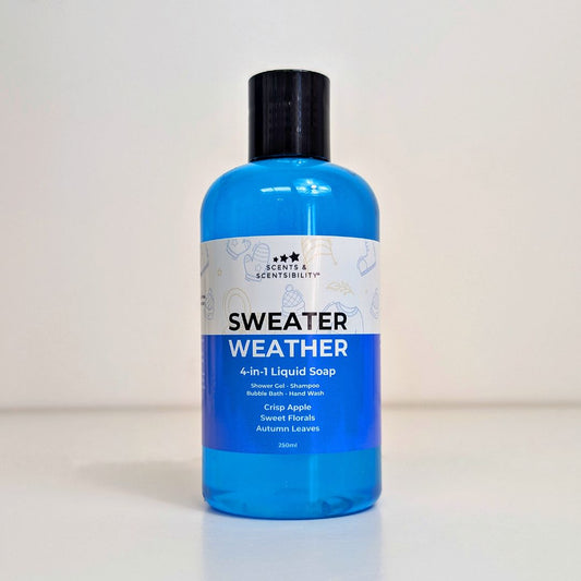 Sweater Weather Liquid Soap | Bubble Bath | Shampoo | Shower Gel | Hand Wash