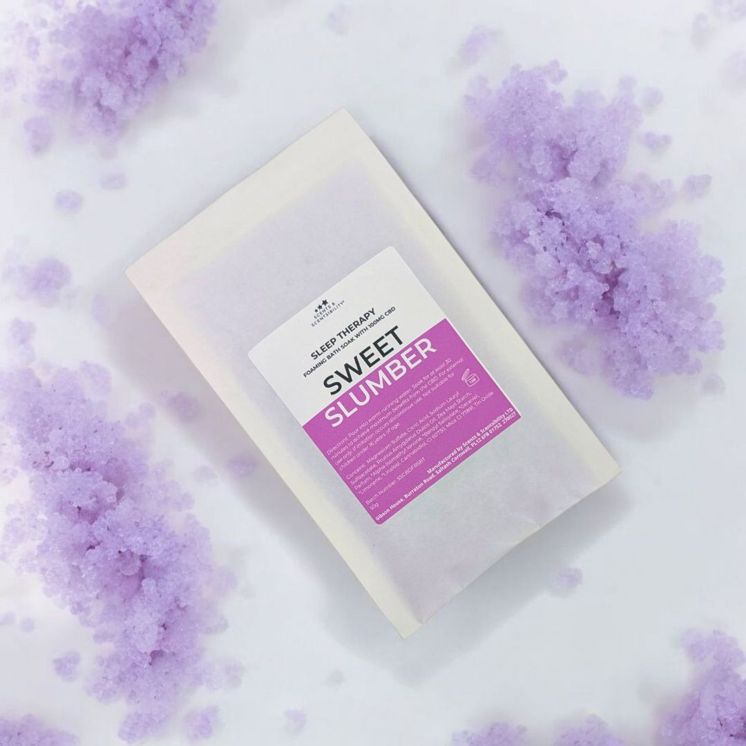 Sweet Slumber (Sleep Therapy) CBD Foaming Bath Soak 100mg