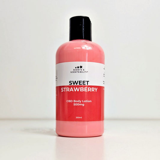 Sweet Strawberry CBD Body Lotion 500mg