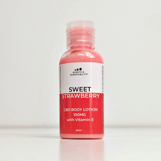 Sweet Strawberry CBD Mini Body Lotion 100mg
