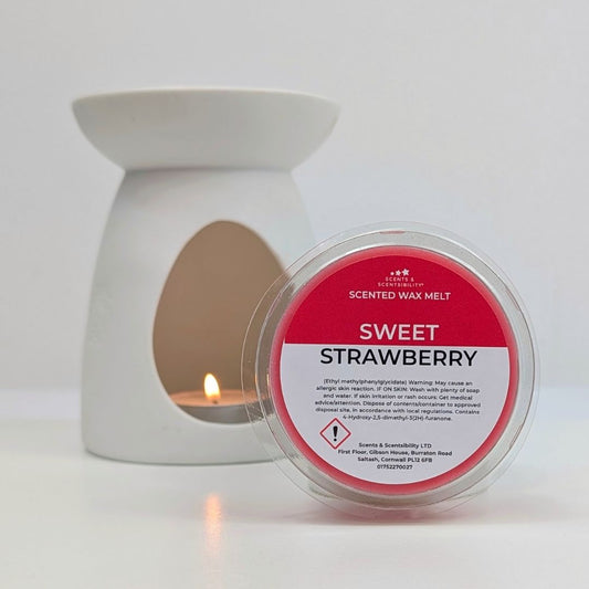 Sweet Strawberry Segment Pot Wax Melt