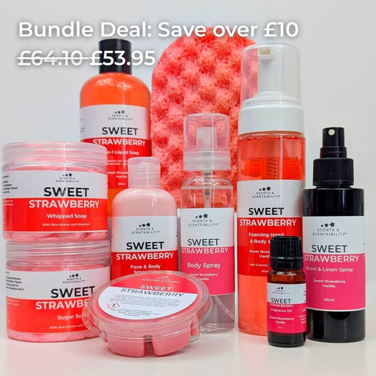 Sweet Strawberry Ultimate Home Fragrance, Bath & Body Bundle