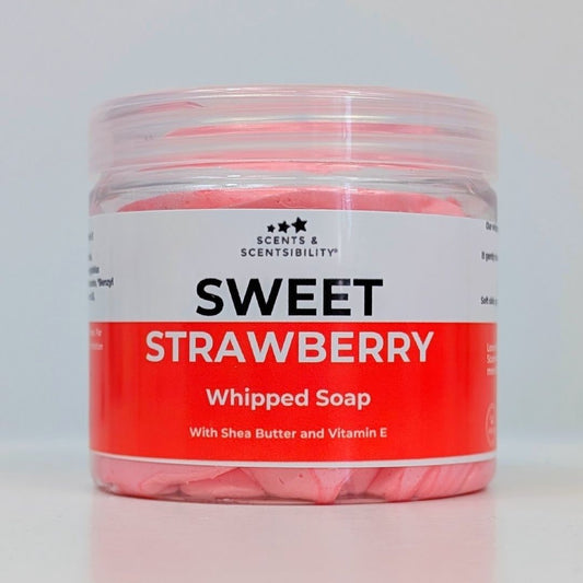 Sweet Strawberry Whipped Soap
