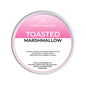Scented wax melt container labeled 'Toasted Marshmallow' on a green background