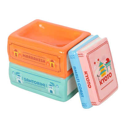 Travel Book Stack Oil Burner & Wax Warmer