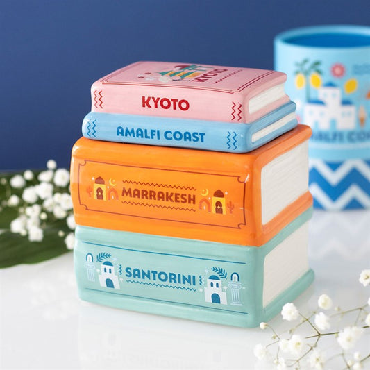 Travel Book Stack Oil Burner & Wax Warmer