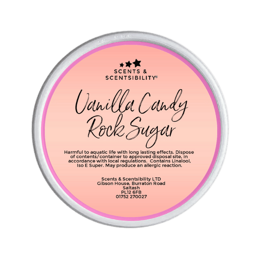 Vanilla Candy Rock Sugar Segment Pot Wax Melt